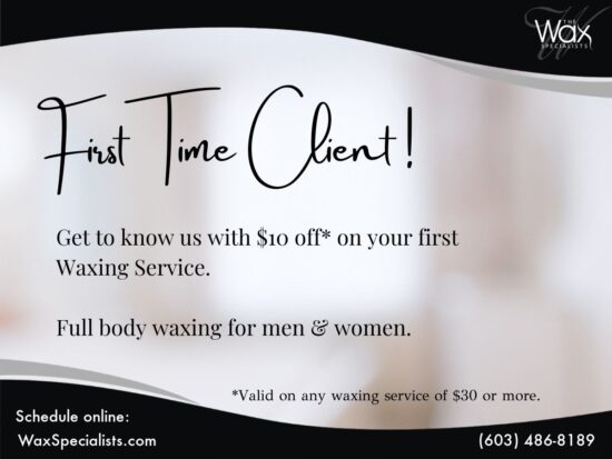 $10 Gift Card On Your First Service | The Wax Specialists, Manchester, NH