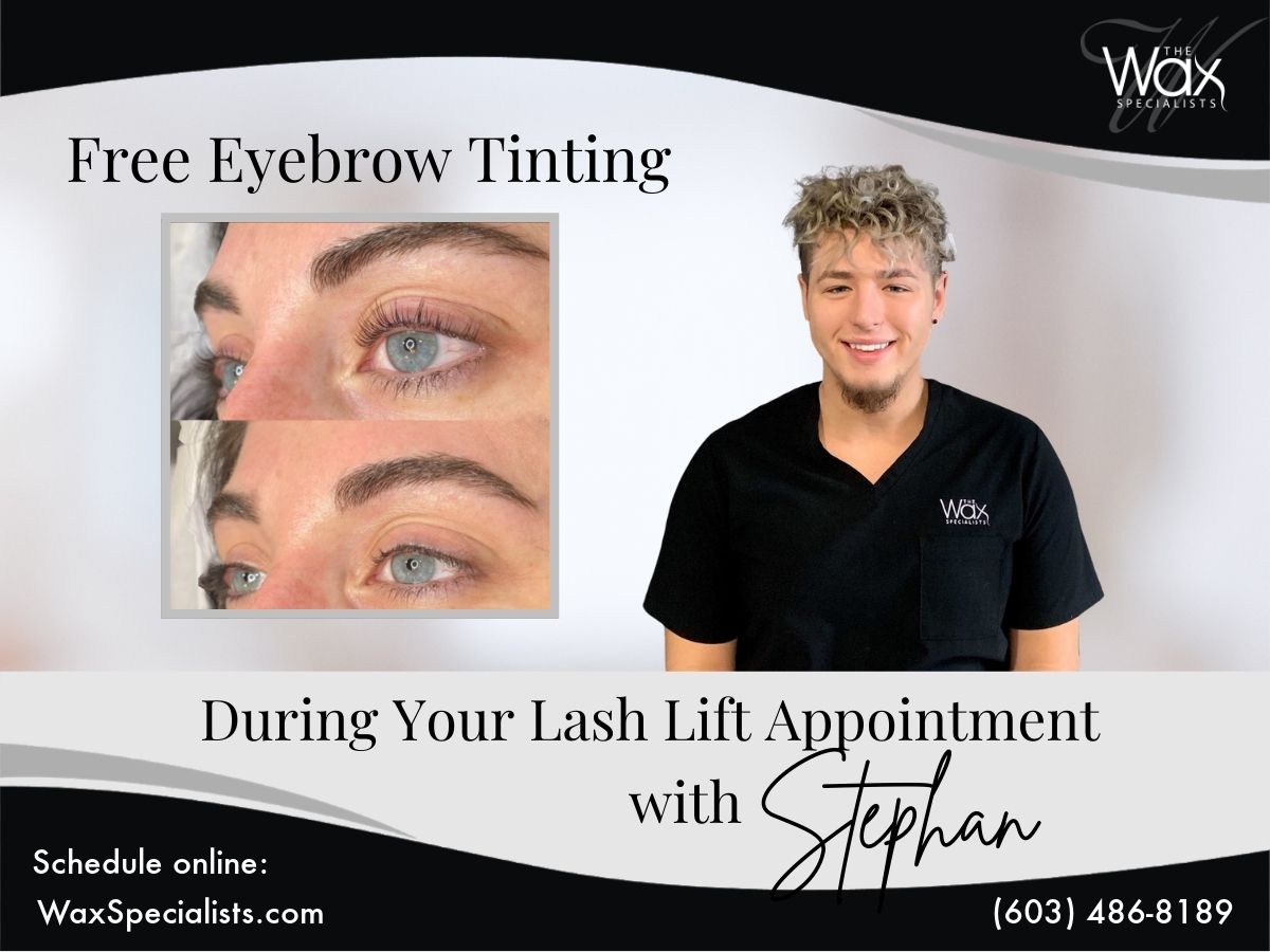 Free Eyebrow Tinting with Lash Lifts the Wax Specialists